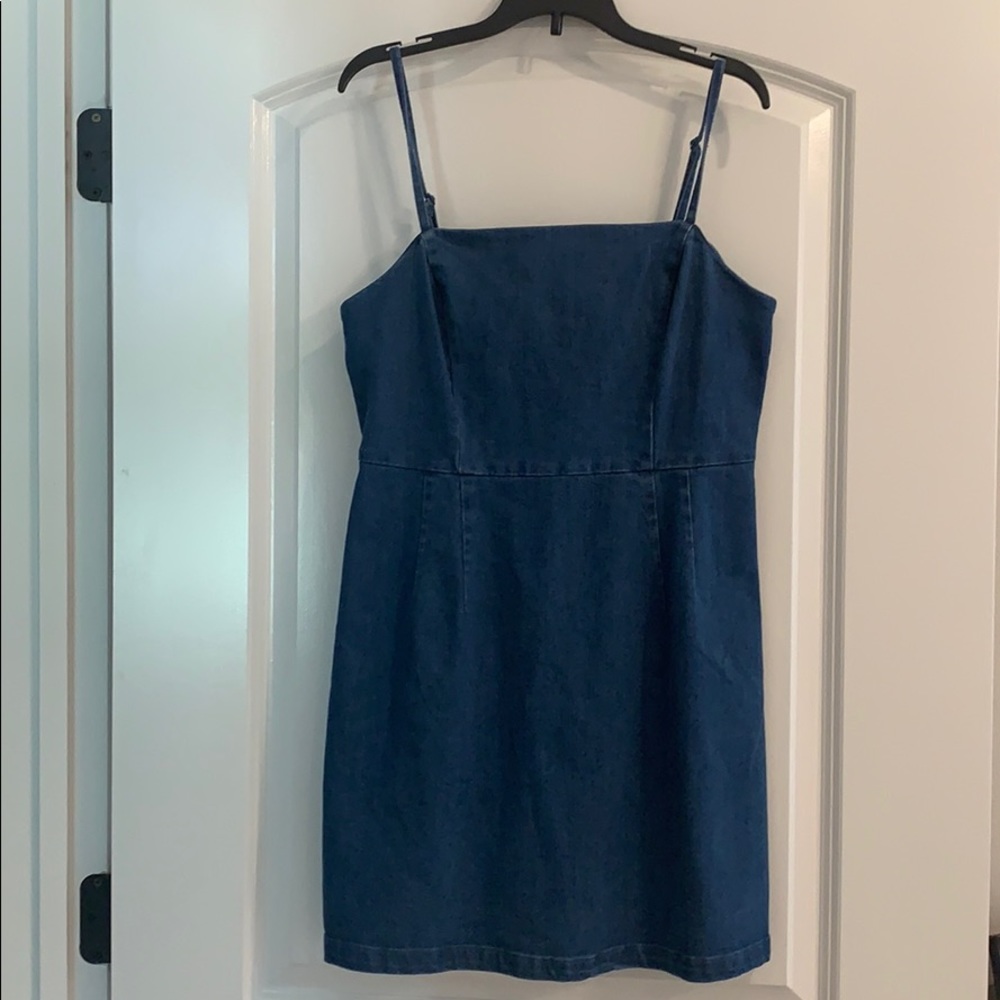 Denim Fitted Dress